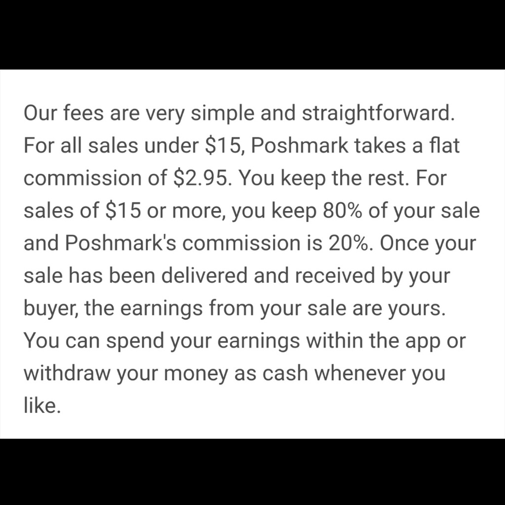 Posh fees